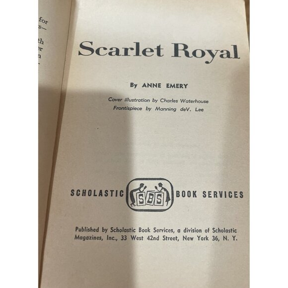 Scarlet Royal by Anne Emery 1967 Vintage - Picture 8 of 14